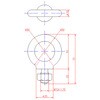 EA638SN-63 M12 x 22mm アイボルト(ステンレス製) エスコ 50136704