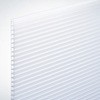 ポリカ中空ボード2枚入り 乳白半透明 簡易内窓用フレーム&レールセット用 光