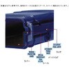 EA657-6A 209x108x57mm 防水ケース(黒・クリア) エスコ 50146346