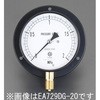 G 3/8"/100mm/ 0-10MPa つば付圧力計 エスコ