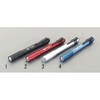 [単4x2本] フラッシュライト/LED(ペン型・銀) エスコ