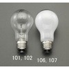 100V/ 60W/E26 白熱電球(シリカ) エスコ