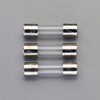 125Vx 10A/5.2mm 管ヒューズ(セミタイムラグ型/3本) エスコ