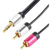 Cable Power RCAケーブル ステレオジャック(オス) オスRCAプラグ Cable Power