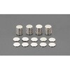 Φ10x1mm マグネット/N極(粘着付/50個) エスコ