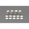 Φ15x1mm マグネット/N極(粘着付/50個) エスコ