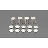 Φ15x1mm マグネット/S極(粘着付/50個) エスコ