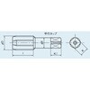 EA829PS-6 パイプタップ[Rp(PS)] エスコ 50378484