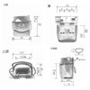EA925A-1 195x155x100mm 腰 袋 エスコ 50428315