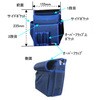 EA925A-6 235x185x120mm 腰 袋(電工用) エスコ 50428403