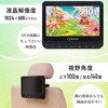 CPD-M101B ヘッドレストモニター DVDプレーヤー 10.1インチ YAMAZEN(山善) 50459484