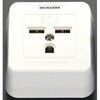 AC250V/30A 角型コンセント(接地2P) エスコ