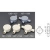 Φ16mm 露出ボックス(VE管用/2方向)ベージュ エスコ