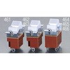 125V/15A 2極双投/ロッカースイッチ エスコ