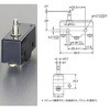 AC250V/15A マイクロスイッチ(スプリング細押ボタン) エスコ