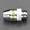 EA123AF-1 1.5mm穴/G 1/8" ノズル(エアーブローガン用) エスコ 50512577