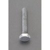 w3/8"x100mm 六角全ねじボルト(どぶメッキ/4本 エスコ