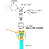 EA124GC-22A 3/4"NHx5/8" 雌ASH ホース口金 エスコ 50522885