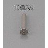 M8 x10mm 六角穴付皿頭ボルト(ステンレス/10本) エスコ