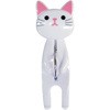 ME241 ねこのおすわり洗濯ばさみ 3pcs 明邦 50537403