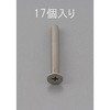 M4 x12mm 皿頭小ねじ(ステンレス製/17本) エスコ