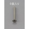 M6 x10mm 皿頭小ねじ(ステンレス製/6本) エスコ