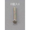 M4 x50mm 丸皿頭小ねじ(三価クロメート/8本) エスコ
