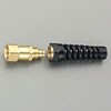 G1/4"・6.5x10mm雌ねじ付ホース継手(プロテクター付) エスコ