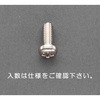 M6  x10mm 鍋頭小ねじ(真鍮/18本) エスコ