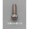 M6x15mm 鍋頭小ねじ(チタン/4本) エスコ