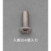 M5x12mm 皿頭小ねじ(チタン/4本) エスコ