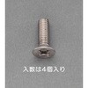M6x25mm 皿頭小ねじ(チタン/4本) エスコ