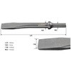 EA159SD-26 10.2x165mm エアー用チゼル(リベット・ボルトカッター エスコ 50580398