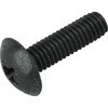M6x20mm トラス頭小ねじ(ステンレス/黒色/8本) エスコ