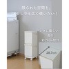 CLEVANハーフ2(IV) キャスター付きランドリーバスケット 平和工業 50587725