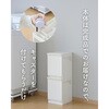 CLEVANハーフ2(IV) キャスター付きランドリーバスケット 平和工業 50587725
