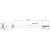 CK3Wエンコーダ接続コネクタ専用ケーブル omron(オムロン)