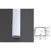 70x40mmx2m モールダクト(耐候性/灰) エスコ