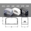 40mm モールダクト連結ソケット(黒) エスコ