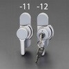 EA951BH-11 81x24.5mm クレセント(錠無し) エスコ 50608486