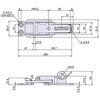 EA951BR-61 96×26.4mm パッチン(ステンレス製) エスコ 50609746