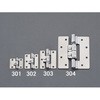 90x82.5mm トルクヒンジ(ステンレス製) エスコ