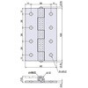 EA951CK-16 100x 60mm 丁 番(ステンレス製/2個) エスコ 50611952