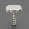 M4x16mm/Φ16mm ローレットノブ(雄ねじ/ステンレス製) エスコ