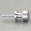 Φ20x14.0mm フック・ねじ付(真鍮) エスコ