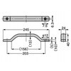 EA948BP-22 203mm 取 手(プラスチック製) エスコ 50619214