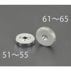 M8x 8mm ローレットナット(ステンレス製) エスコ