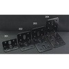 62x 62x2mm 連結金具(スチール製・黒塗装) エスコ
