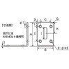 EA951EF-52 60x60x 40mm ワイドアングル(ステンレス製) エスコ 50632864