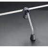 290mm ドアストッパー(マグネット付/黒) エスコ